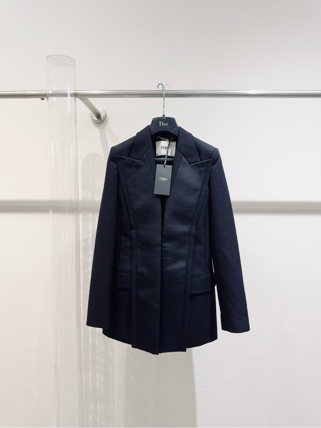 Steal Fendi Structured Single-Breasted Blazer